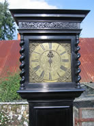 Hood with barley twist and fret